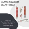 HI-TECH Car Wash Mat Clamps – Heavy-Duty Floor Mat Holders