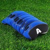TSUCIA Iron Cover, Golf Count, Headcover, Set of 10 (Blue