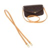 jiesinlov Vachetta Leather Replacement Shoulder Strap for Handbag (Beeswax Double