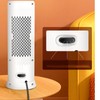Electric Space Heater 1000W Energy Efficient Safety Protection Two Speed