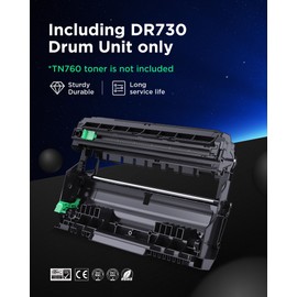 Timink DR730 Drum Unit Replacement for Brother DR-730 DCP-L2550DW HL-L2350DW HL-L2370DW HL-L2370DWXL HL-L2390DW HL-L2395DW MFC-L2710DW MFC-L2730DW MFC-L2750DW MFC-L2750DWXL Printer(Toner not Included)