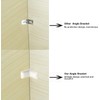 MACHSWON 29mmx29mmx18mm Metal Plastic L Shaped Angle Bracket Shelf Corner