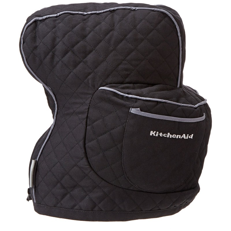 KitchenAid KSMCT1OB KSMCTIOB Fitted Stand Mixer Cover - Onyx Black