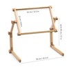 Needlework Table and Lap Hands-Free Stand with Adjustable Frame Made