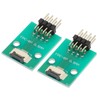 MECCANIXITY 2pcs FFC FPC Connector Board 8 Pin 0.5mm Socket
