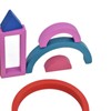 Baby Blocks Stacking Puzzle Set Colorful Wooden Building Blocks Educational