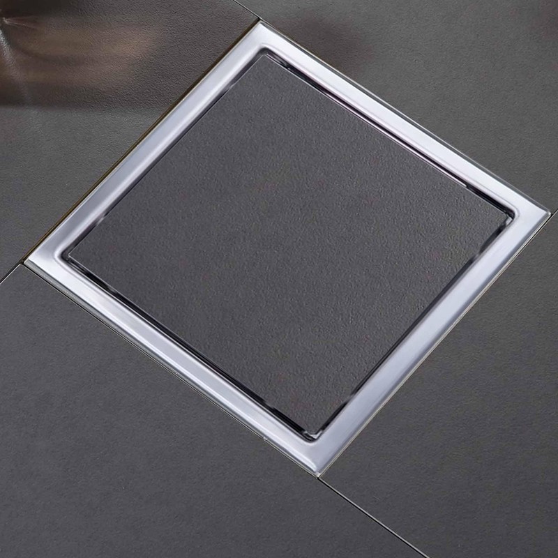 6 Inch Square Shower Floor Drain, Shower Drain Kit with