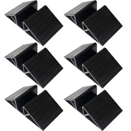 6-Piece Triangle Fence Reinforcement Fittings - Free Standing Dog Gate Panel, Suitable for Configuring Gates, Fences (Black)