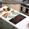 Electric Cooktop 2 Burners 110V~120V, 12'' Plug in Electric Stove