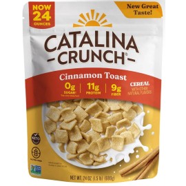 KD Chocolates cataliina crunch keto friendly cereal cinnamon toast 24oz bag