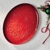 Le Creuset Stoneware Noel Collection: Oval Santa Cookie Platter, 14