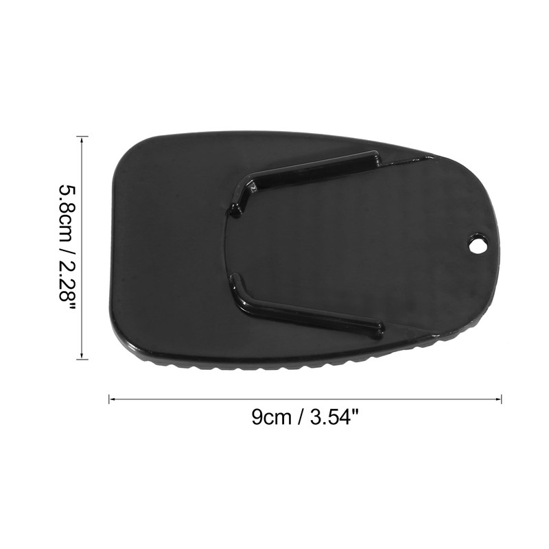 F FIERCE CYCLE Motorcycle Kickstand Pad Support Plate Pad Side