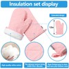 Oven Mitts and Pot Holders 4 pcs Set,High Heat Resistant