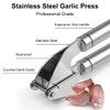 Philorn Garlic Press Stainless Steel Professional Kitchen Aid - Premium