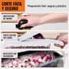 LSXD Cortador de Verduras, Picador Multifuncional 12 en 1, Blanco