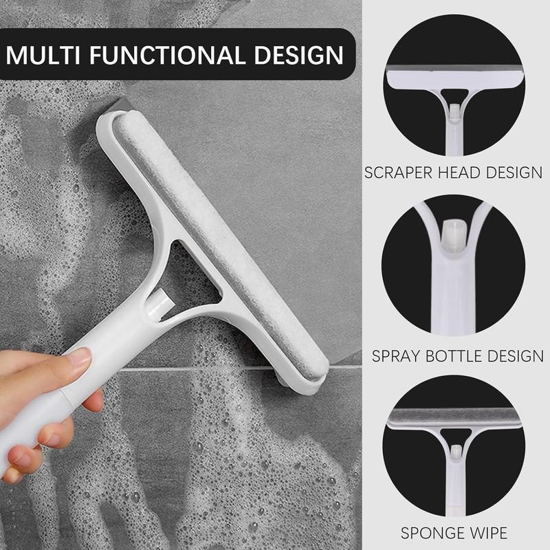 3 in 1 Window Cleaning Scraper, Window Squeegee, Easy ToClean