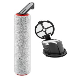 (2 Pack) H14 Pro Replacement Roller Brushes and HEPA Filters Compatible with Dreame H14 Pro Cordless Wet and Dry Vacuum Cleaner, Accessories Kit, 1 Roller Brush, 1 HEPA Filter