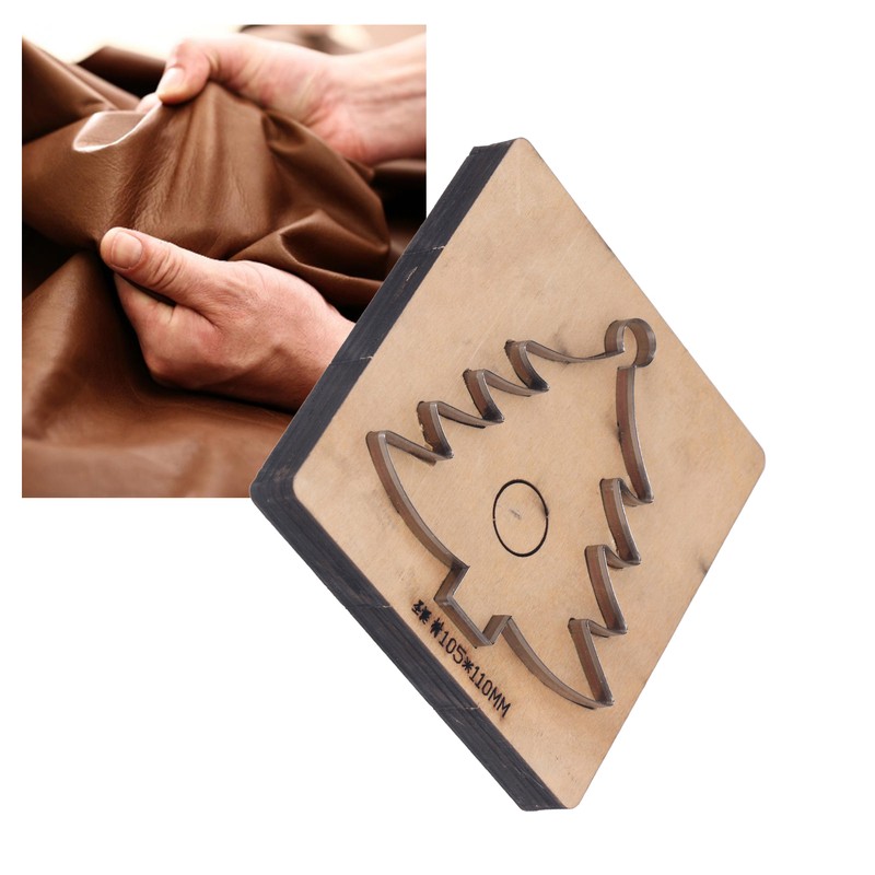 Leather Cutting Die Christmas Tree Shape Punch Cutter Craft Mould