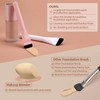 2pcs Super Thin Blade Makeup Flat Brush, Premium Makeup Brush