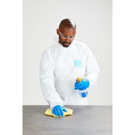 79 – Ansell Size 7 VIRTEX Chemical Resistant Aquidri Liner Nitrile Coated Antistatic Gloves Blue Pack of 50 – Cat III – EN374 EN388 1001 – EN421