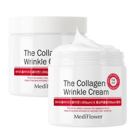 Mediflower Wrinkle Cream Collagen Moisture Elasticity Care / 메디플라워 링클 크림 콜라겐 수분 탄력 케어