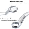 sourcing map Offset Double Box End Wrench 24mm x 27mm