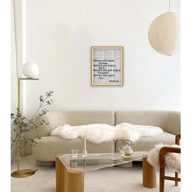 Inspirational Wall Art Decor Positive Quote Home Decoration Motivational Encouragement Gifts for Men Women Bedroom Living Room Bathroom Office Modern Decor for Home School UNFRAMED (8X10 INCH)