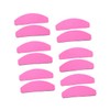 Minkissy 20pcs Mini Half-Moon Shaped Nail Polishing File Set Double-Sided