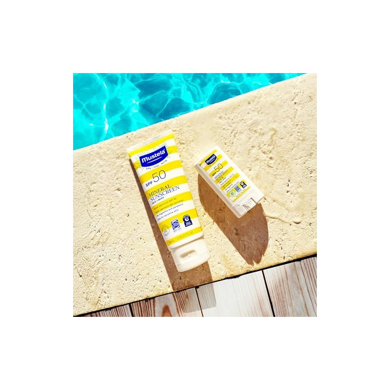 Mustela Protector Solar Mineral SPF 50 Stick 0.6 oz