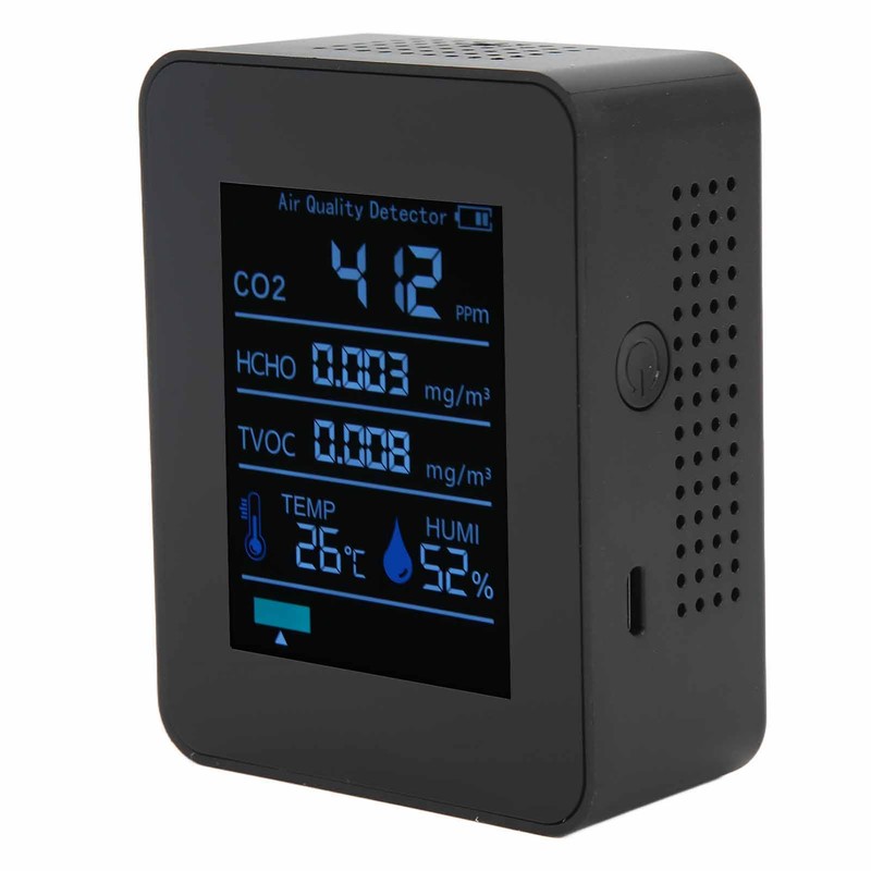 ZNAZ2CO3TB Bluetooth Air Quality Detector 5 in 1 Multifunctional CO2