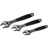 Bacho Alloy Steel Metric Adjustable Wrench Set (Pack of 3)