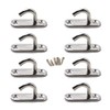 M5 Ceiling Hook Pad Eye Plate 305 Stainless Steel Wall