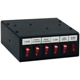 Buyers 6391106 Snowplow Illuminated Rocker Switch Box - 6 Function - On/Off