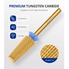 AIRSEE Tungsten Carbide 5 in 1 Acrylic Nail Drill Bit