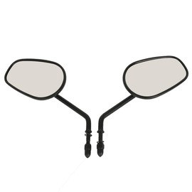 TCMT 8mm Matte Black Rear View Mirrors Fits For Harley Touring Road King CVO Road Street Tri Glide Sportster XL1200 XL883 XG500 XG750 Heritage Softail Street Bob