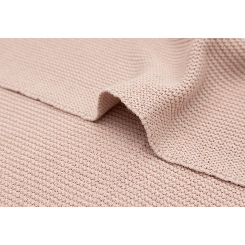 Jollein 516-511-67067 Babydecke Strickdecke Basic Knit rosa (75x100 cm)