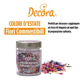 Decora 0201012 Confezione da 2 G Fiori Eduli Colori D'Estate