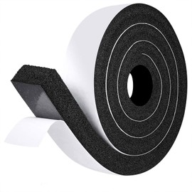 fowong Window Air Conditioner Insulating Foam Tape, 2" W X 1" T, Adhesive Weather Stripping High Resilience Window Seal Strip for Portable AC, 1 Roll X 6.5 Ft