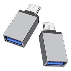 XMSJSIY USB Datenblocker USB Typ C zu Typ A Adapter Datenblockierung Ladesicherheit - Schutz vor Juice Jacking - Datenschutzadapter für Smartphones Tablets Laptops - 2PCS
