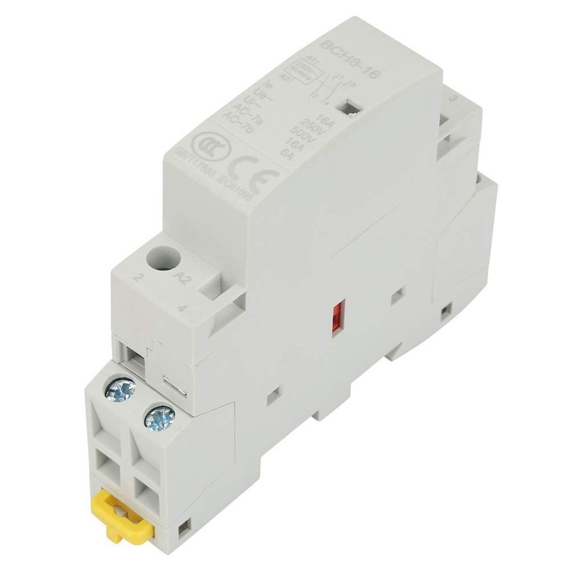 2P 16A 220V/230V 2NO 50/60HZ DIN Rail Household AC Contactor,