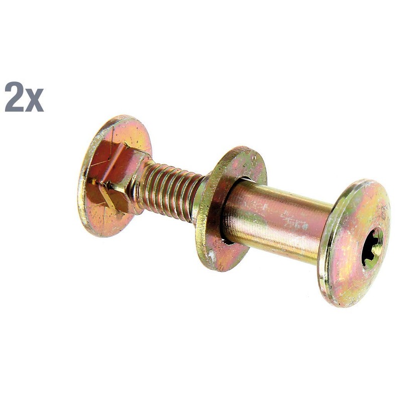 Multi-Fix Round-Head Screws with Sleeve Nuts Set of 2