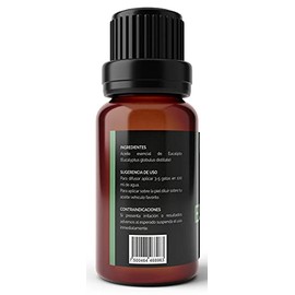 Aceite Esencial de Eucalipto (Eucalyptus Globulus) - 100% PURO PREMIUM QUALITY - 15 ML