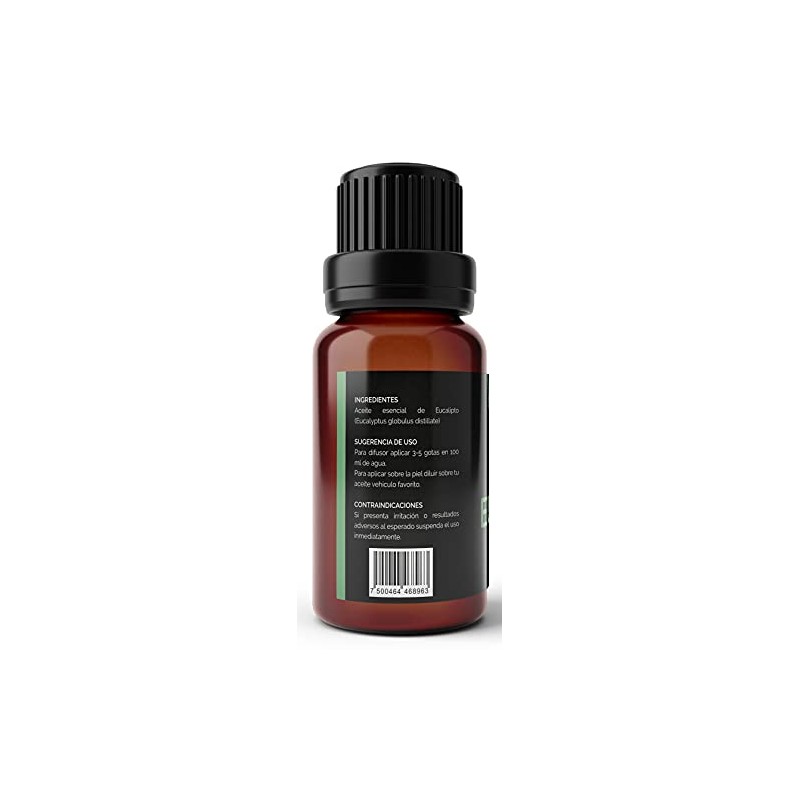 Aceite Esencial de Eucalipto (Eucalyptus Globulus) - 100% PURO PREMIUM