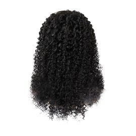 CHILDWEET Fashionable Women's Wigs Curly Wig for Cosplay Skin-Friendly Wig Headpiece Black