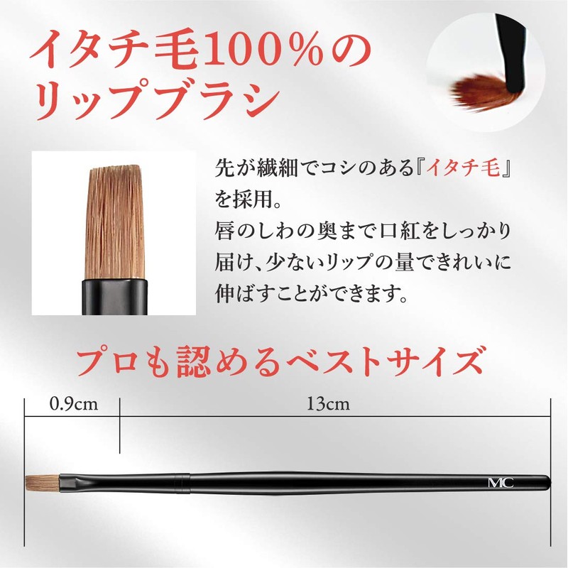 MC Collection Lip Brush Makeup Brush (Professional Specifications, Lipstick, Lip