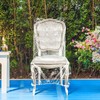 Remagr 16 Pcs Plastic Dining Chair Covers Protectors Clear Protector