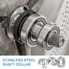 MECCANIXITY 2pcs Stainless Steel Shaft Collar, 25mm(1") ID 40mm(1 9/16")
