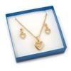 Avalaya Plastic Jewellery Box – Blue Gift Case for Earrings,