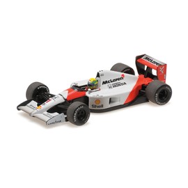 Minichamps 540913301 - McLare. MP4/6 Ayrton Senna World Champion 1991 Dirty Version - 1/43 Scale - Collectible Model