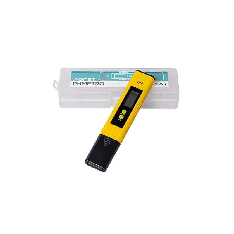 AQPET Phmetro ATC Digital Meter for Aquarium Swimming Pool, White